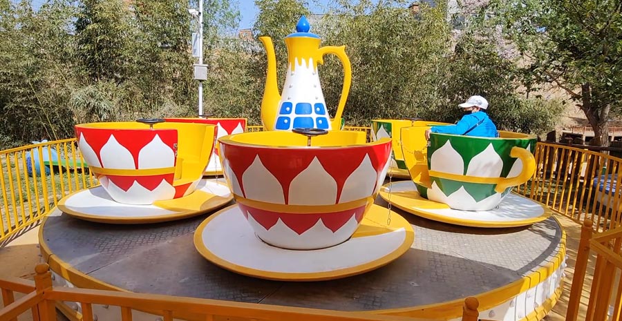 24 Seats Tea Cup Rides Video